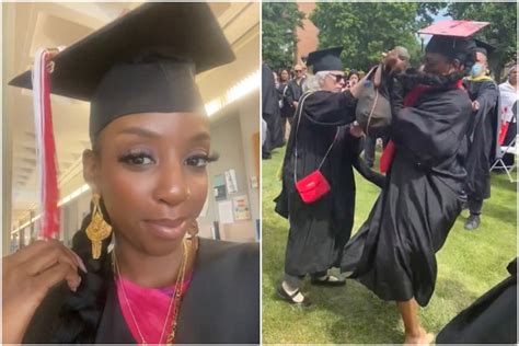 kadia iman nude|Graduate goes off when her time to introduce herself is cut short